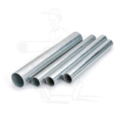 BS Standard Metal EMT Conduit Stainless Steel Saluran Listrik Kekakuan Tinggi