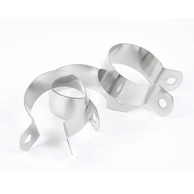 304 Stainless Steel Pipe Clamp dua lubang U Type Pipe Clamp pencegahan karat