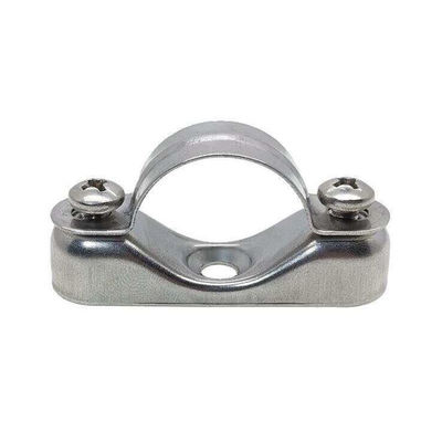 SS304 Sadel Pipa Saluran 20mm Pelana Logam Ketahanan Korosi Tinggi