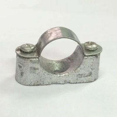 Hot Galvanized 25mm Metal Conduit Saddles Alkali Resistance Bending Process