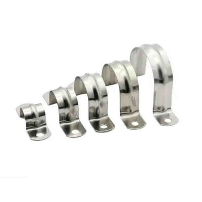 Kekakuan Tinggi 304SS Metal Saddle Clip Clamp Fasteners Alat Perangkat Keras