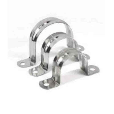 Pemrosesan yang Disesuaikan 304 Stainless Steel Saddle Clip U Shaped Saddle Clamp antirust