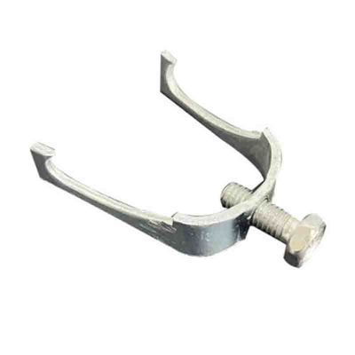 Ketahanan Kelembaban Galvanis Strut Conduit Clamp Lembaran Besi Keel Clamp