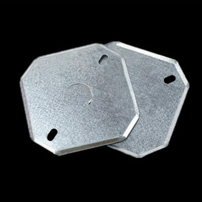 Listrik Kotak Persimpangan Logam Persegi Pelat Penutup Stainless Steel Tahan Api